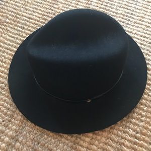 Rag and bone fedora hat -black